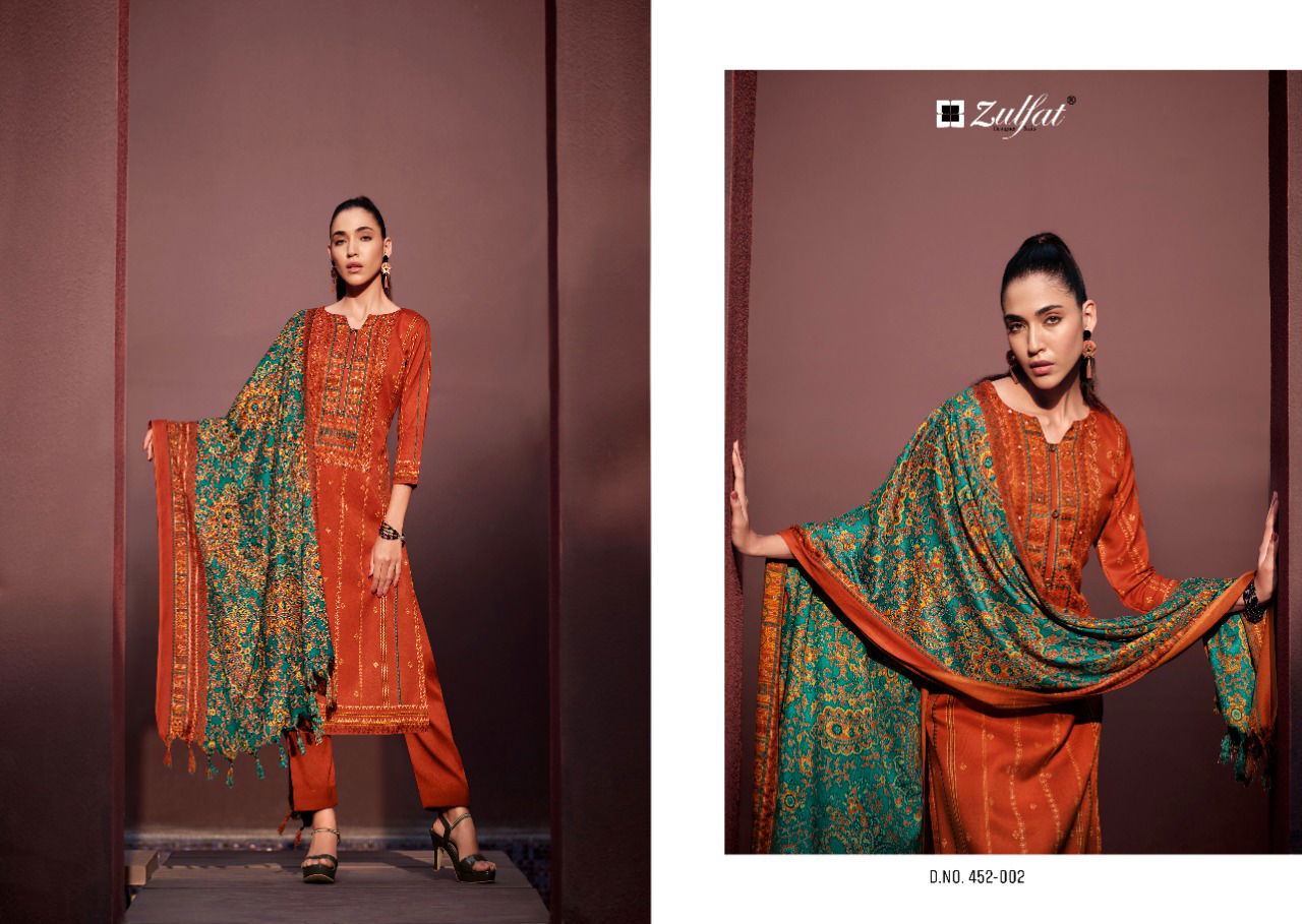 Zulfat Inteha Fancy Festive Wear Wholesale Ready Made Suit Collection